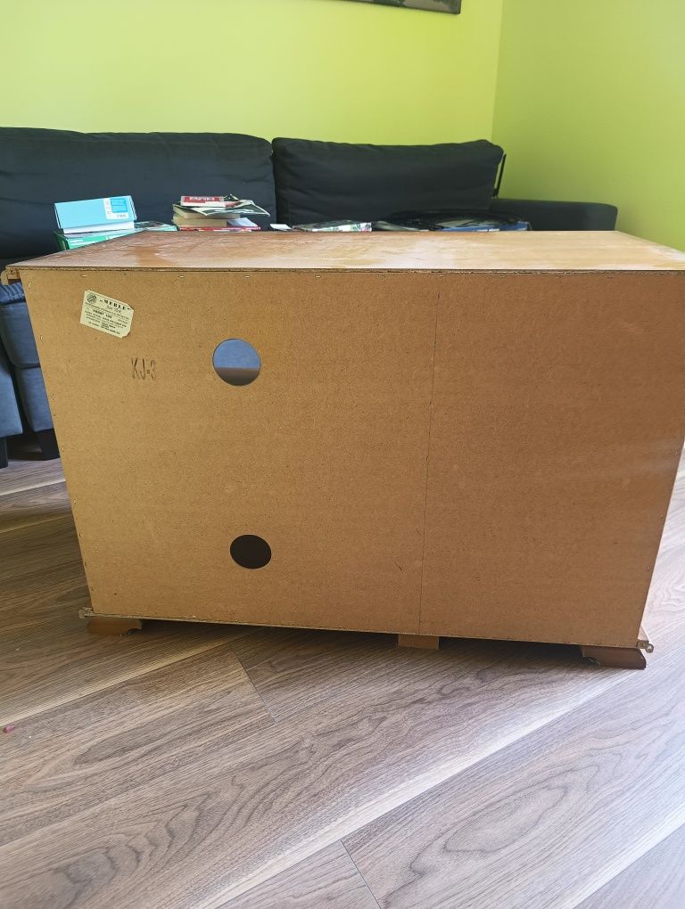 Szafka pod telewizor i witryna zestaw