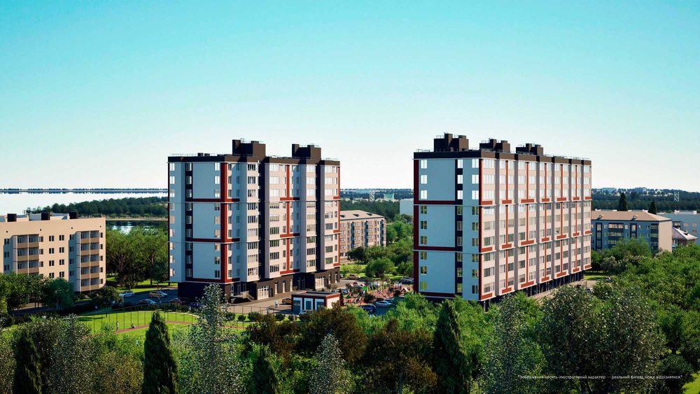 ЯГОТИН продаж нової 1к квартири 42,10м2 ЖК "ЦЕНТР" ВІД ЗАБУДОВНИКА