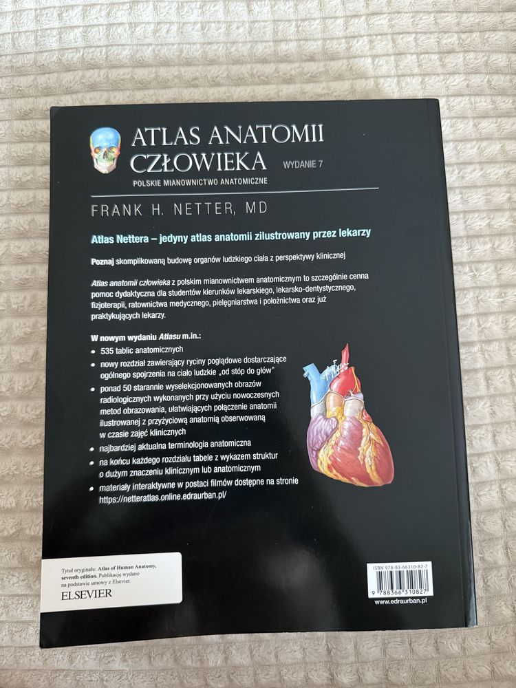 Atlas anatomii człowieka netter