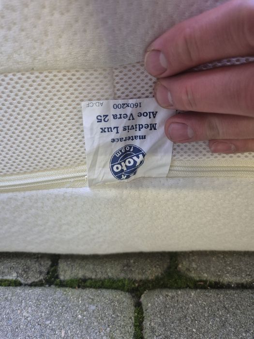 Materac 160x200 koło medivis lux aloe vera