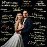 Wynajem napis LED / napis LOVE KOCHAJ / neon / wesele / ślub / ledon