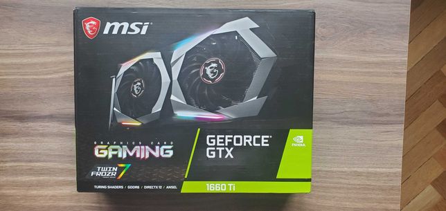 Продам msi GeForce GTX 1660 Ti Gaming 6Gb GDDR6