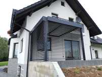 Pergola aluminiowa lamelowa bioklimatyczna altana ogrodowa 3x4 300x400