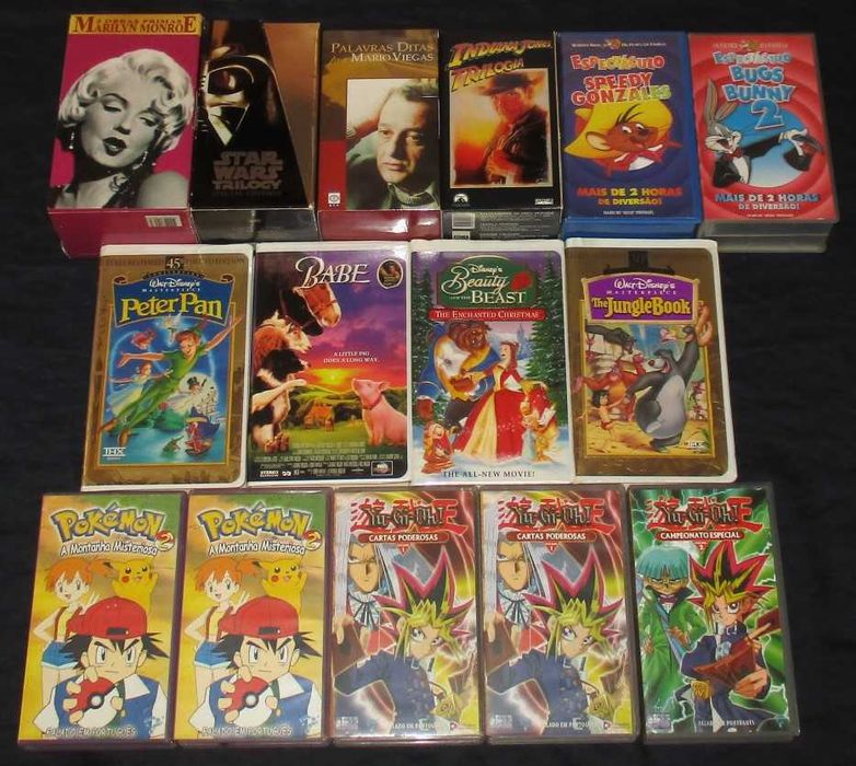Filmes Infantis VHS originais português Pokémon Potter Warner Bros