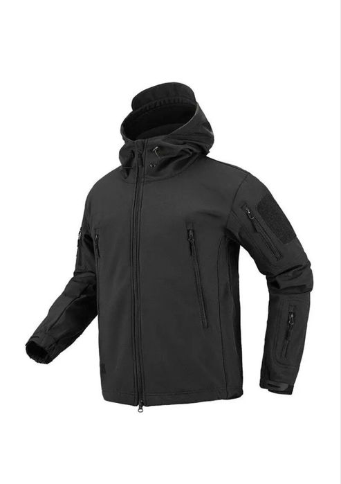 Куртка Тактична Softshell Shark Skin Чорна Софтшелл