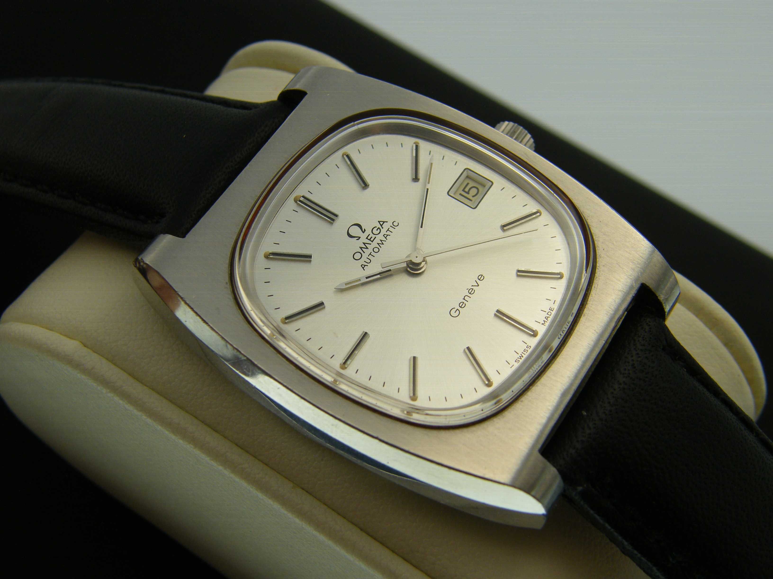 Omega Geneve Automatic Vintage w Stali Piękna