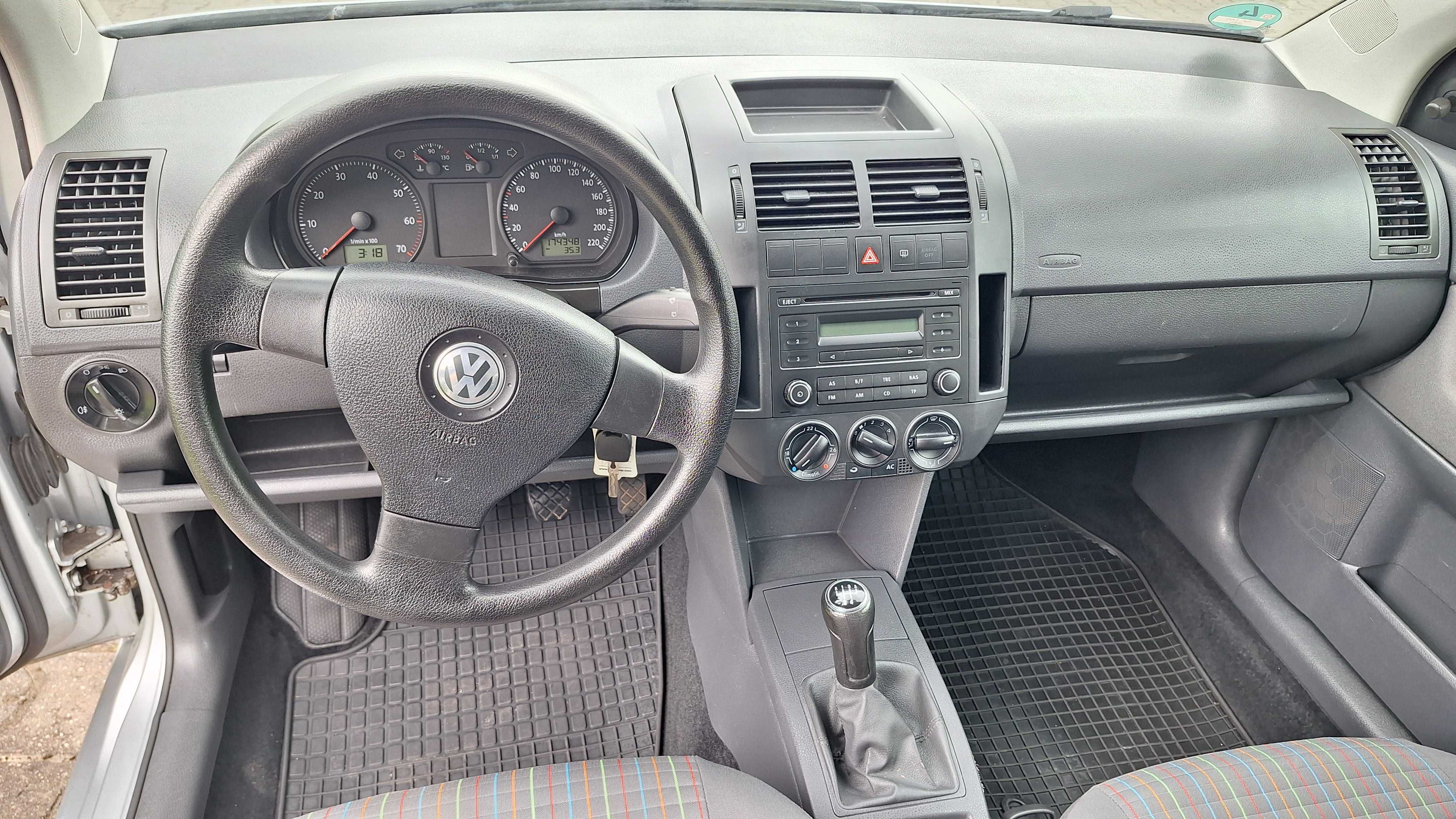 VW Polo 1,4 MPI 80km / Klima / Serwis / 174000 km