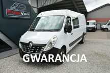 Renault Master  Renault Master L4H2 7 osobowy brygadówka bliźniak max doka 165KM
