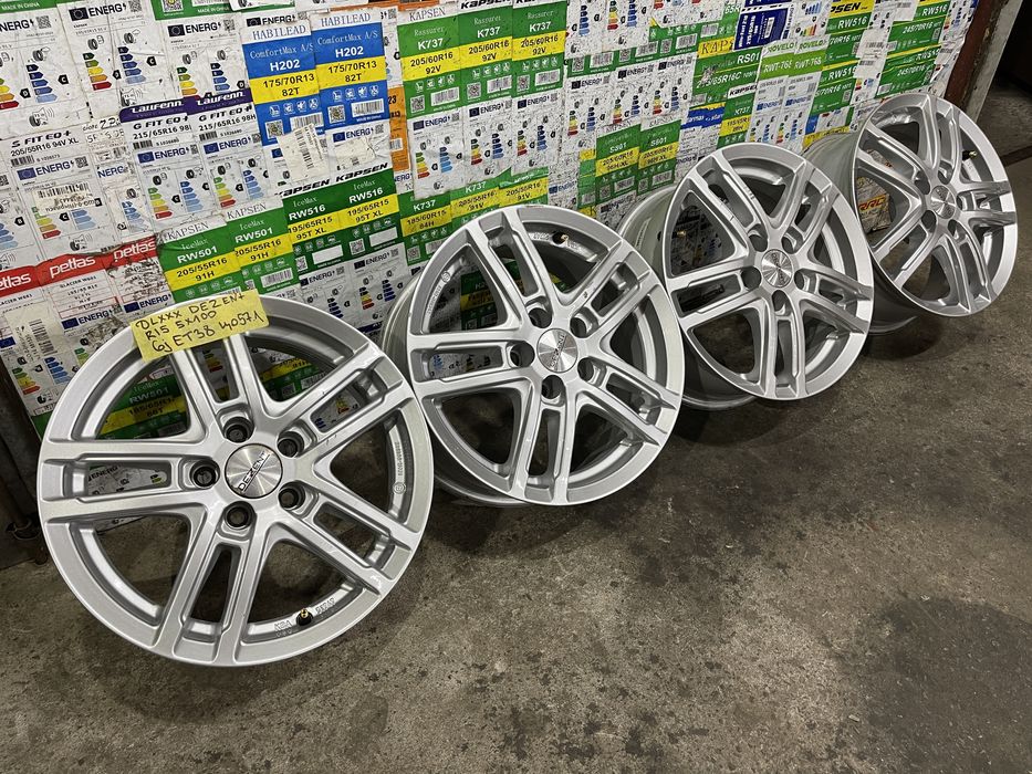 Литі диски dezent r15 5/100 6j et38 skoda fabia tour vw golf4 bora