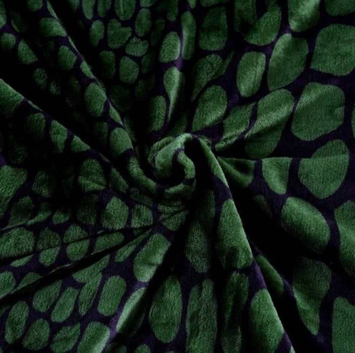 AMELIA HOME Koc zielony Alligator 130x180cm. Nowy