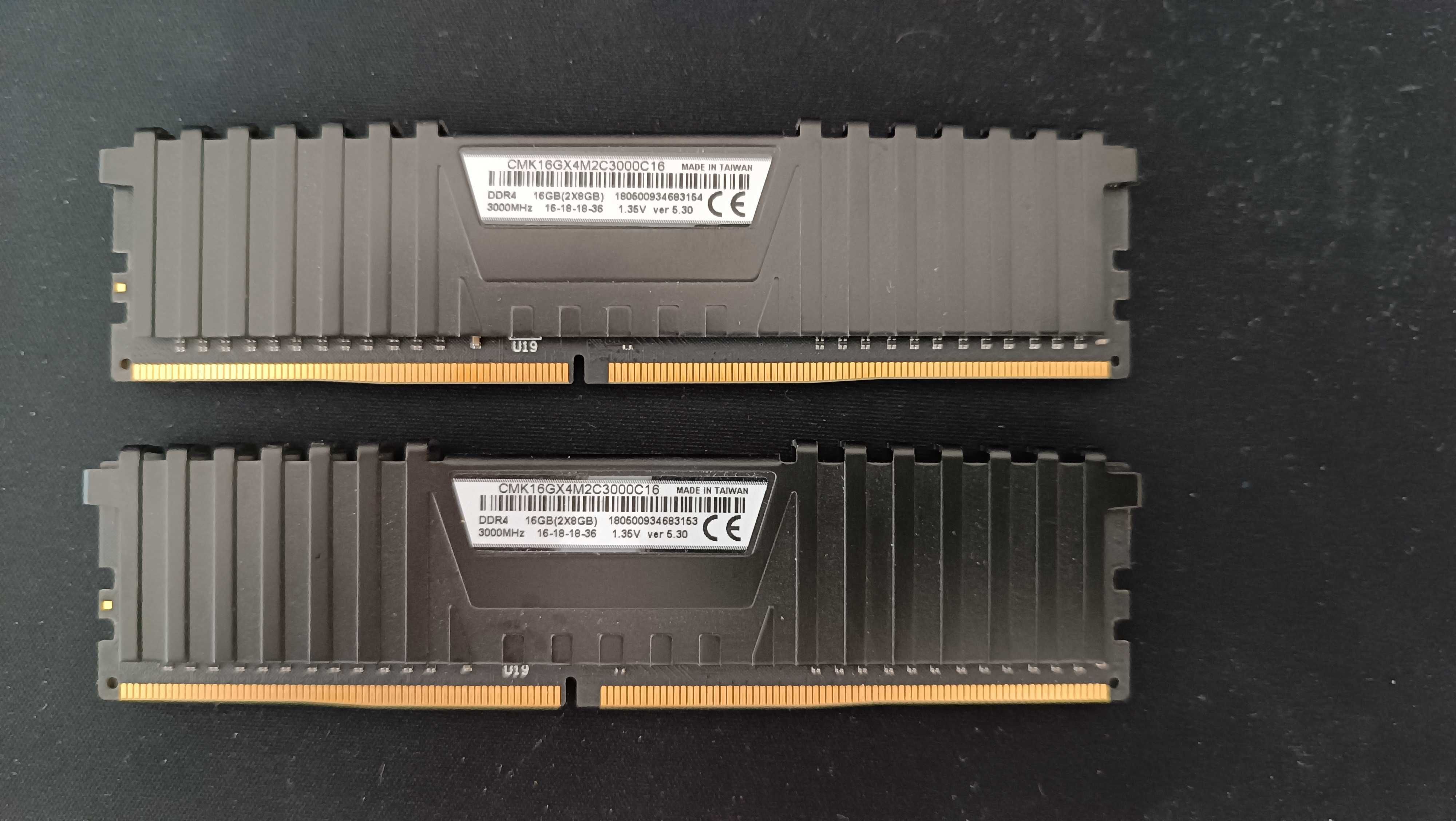 Pamięć RAM Corsair Vengeance LPX, DDR4, 16 GB (2x8 GB), 3000MHz, CL16