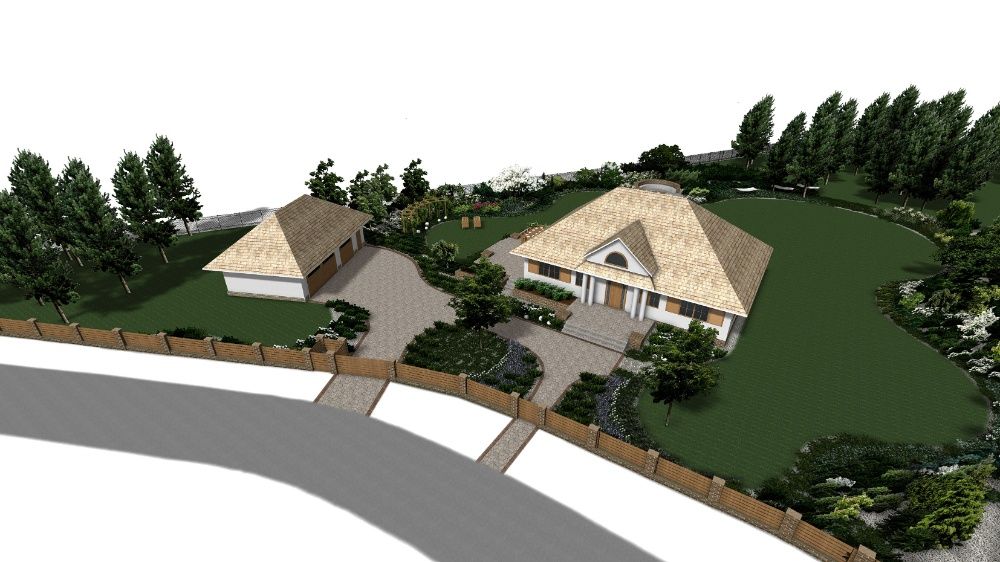 Projekty i realizacje ogrodów- architektura krajobrazu