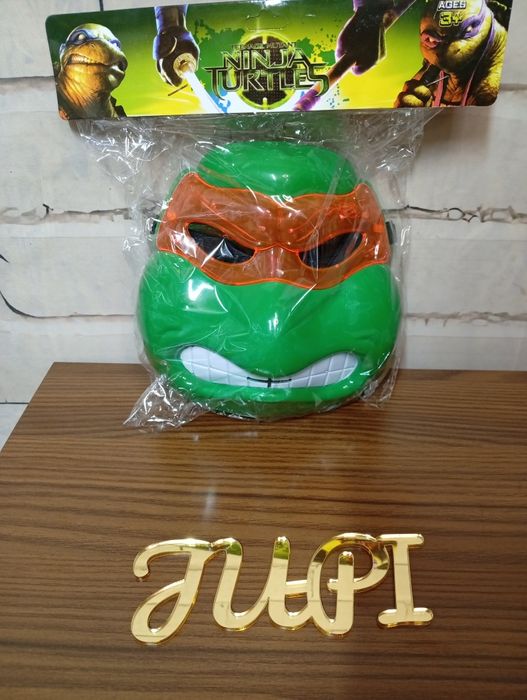 Maska żółw ninja świecąca LED