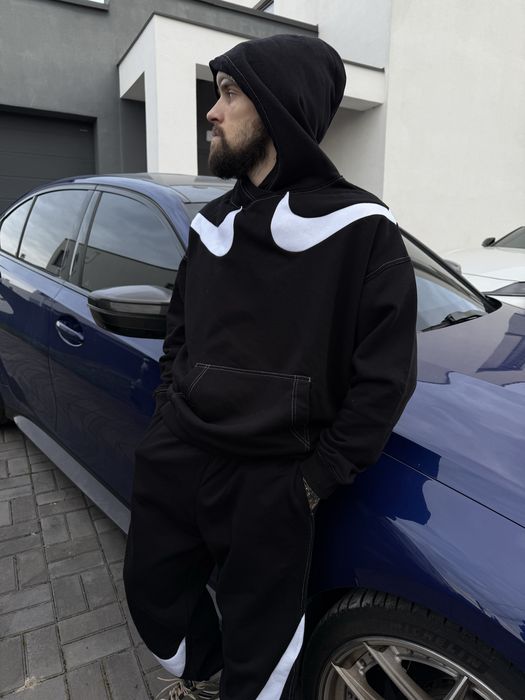 Костюм Nike big swoosh, костюм найк оверсайз, костюм Найк біг свуш