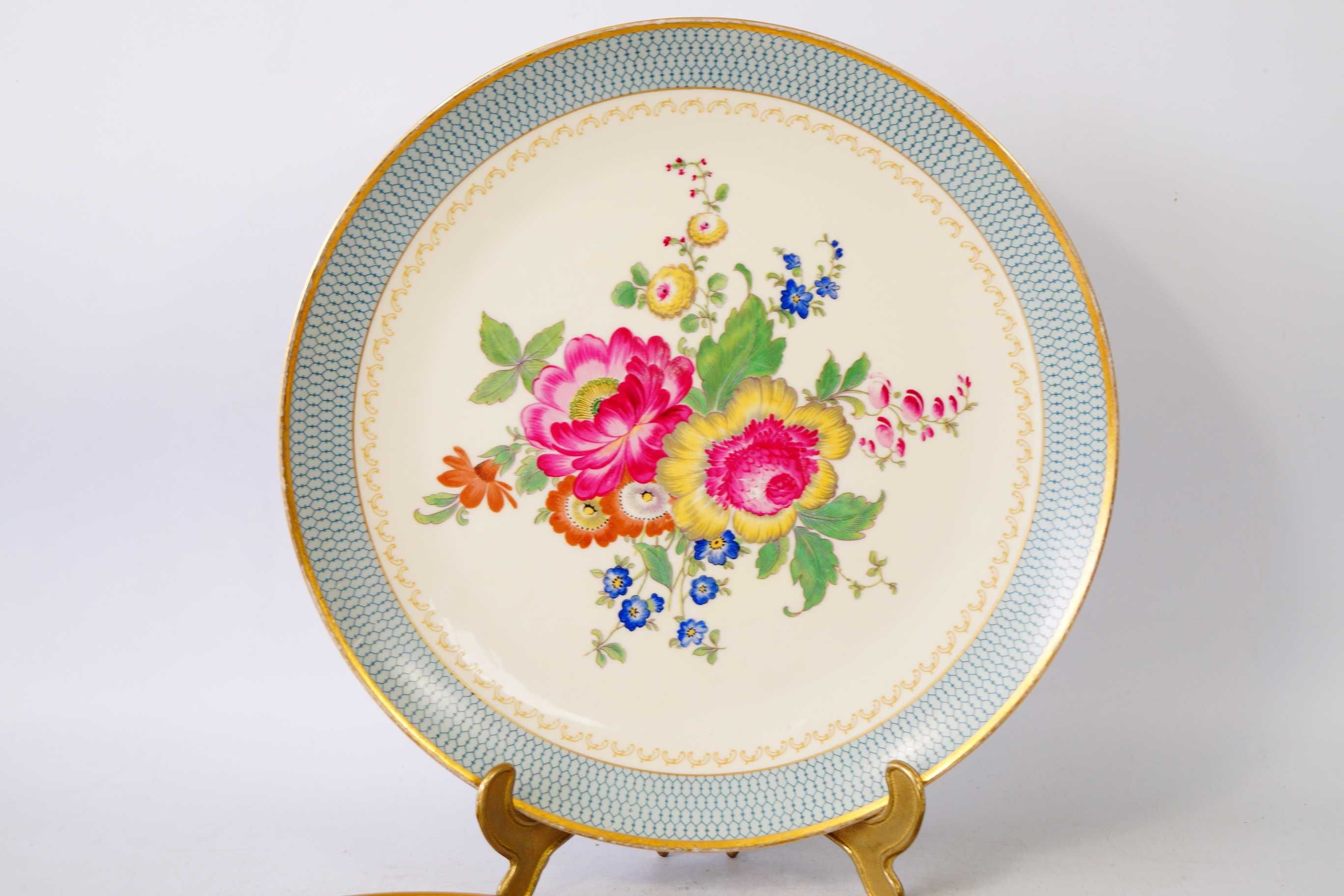 THOMAS IVORY komplet pater porcelanowych kwiaty