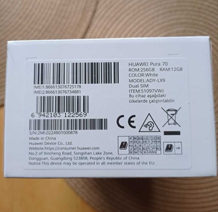 Nowy Telefon HUAWEI Pura 70 NOWY