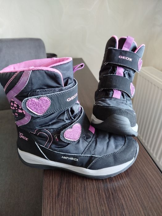 Зимові термо сапоги чоботи GEOX 35р. 22 см устілка