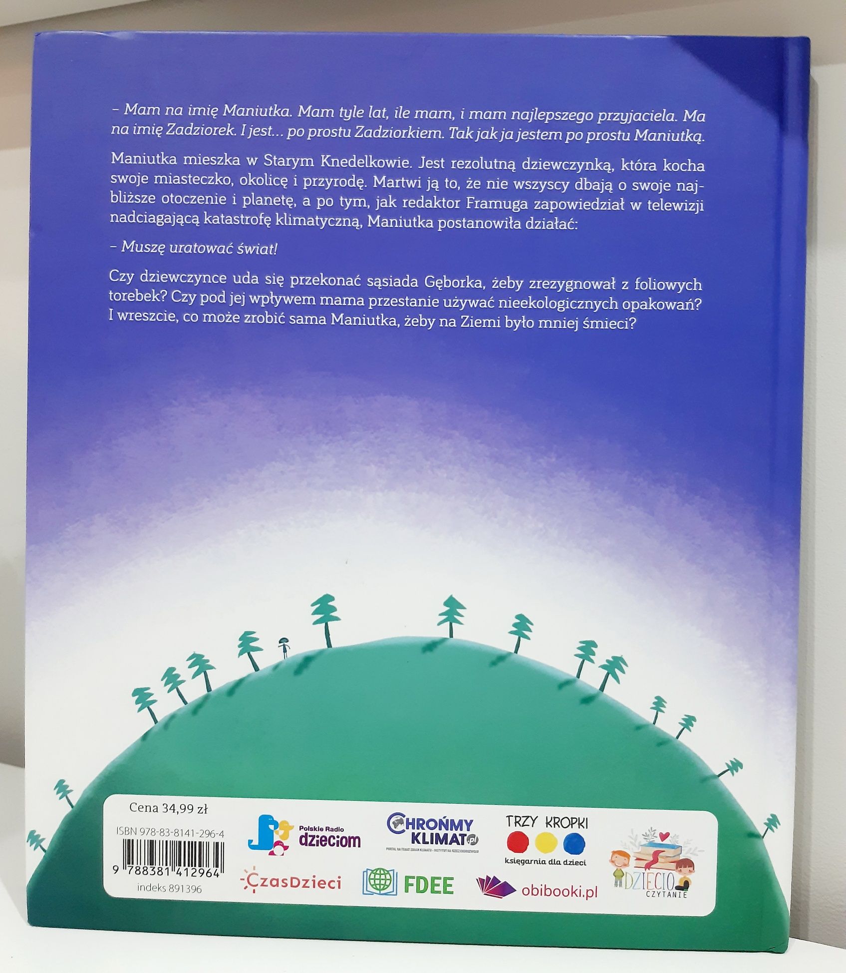 Maniutka ratuje świat książka o ekologii dla dzieci