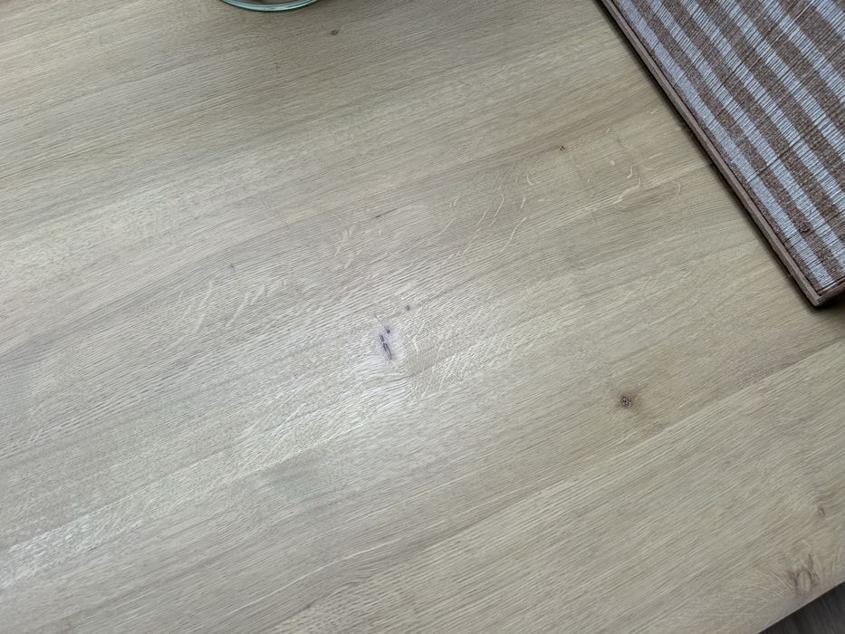 Masywna ława kawowa drewniana dębowa stolik dąb