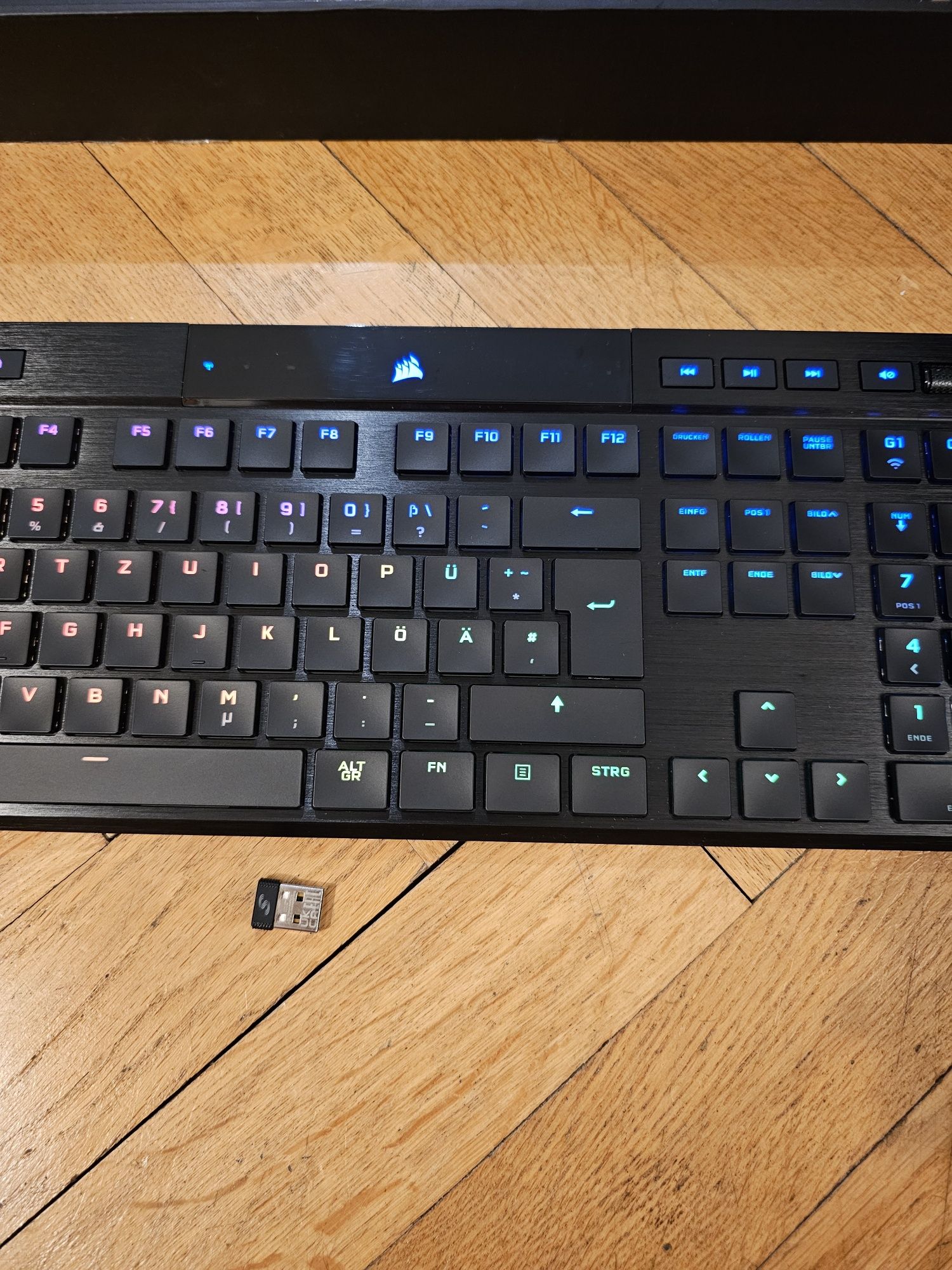 Corsair K100 Air Wireless RGB Cherry MX Ultra Klawiatura mechaniczna