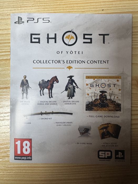 Ghost of Yotei Collector Edition PS5 codigo