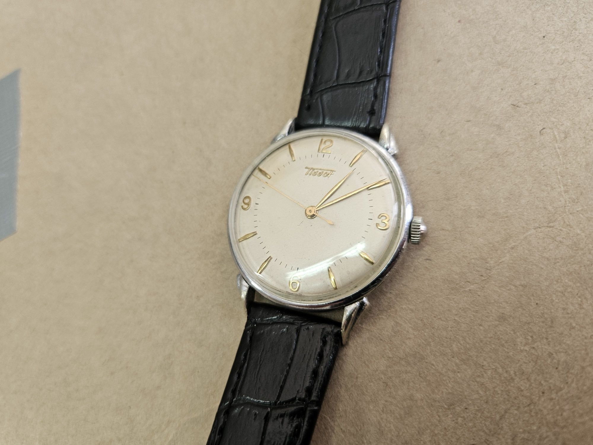 Zegarek Tissot lata 50 po serwisie