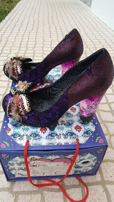 Sapato Roxo SUPER OrIgInAiS e como novos n.º 39