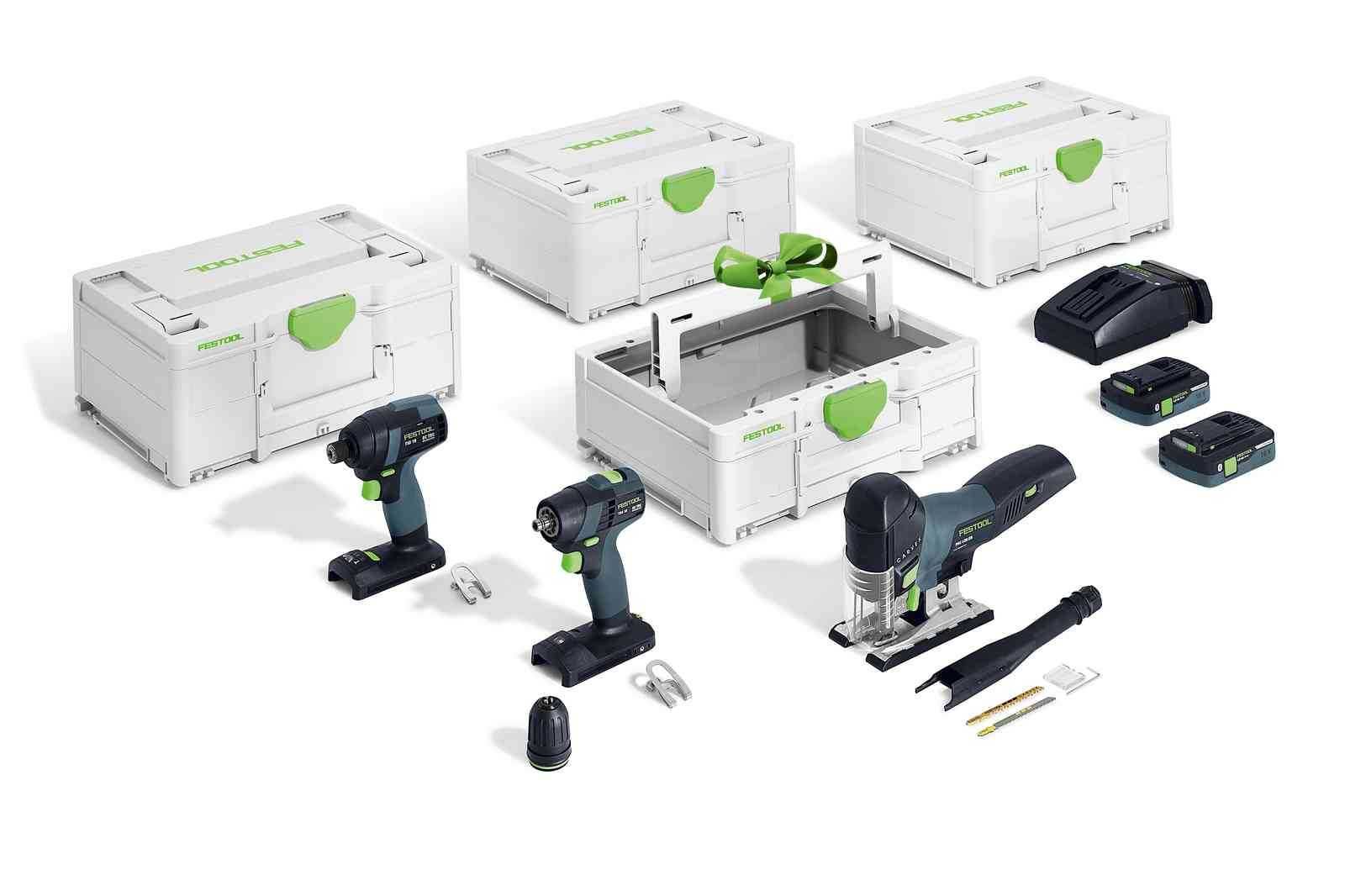 Zestaw Aku Festool Combo - montaż TID 18/TXS 18/PSC 420/TB M 137