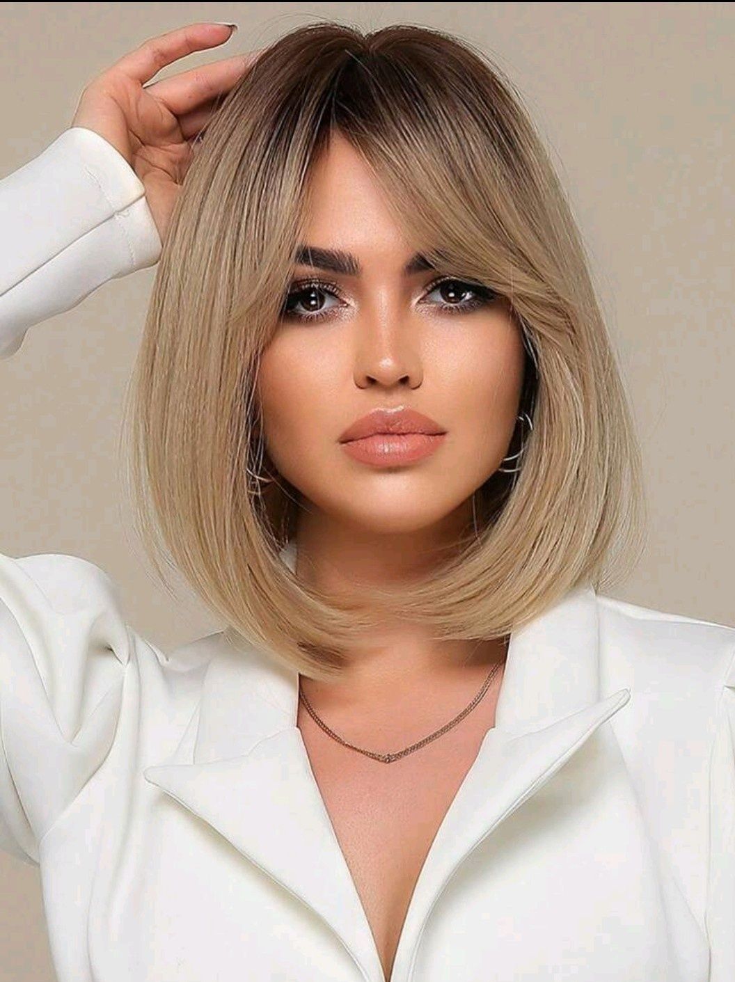 Peruka bob nr.20 jasny blond ombre