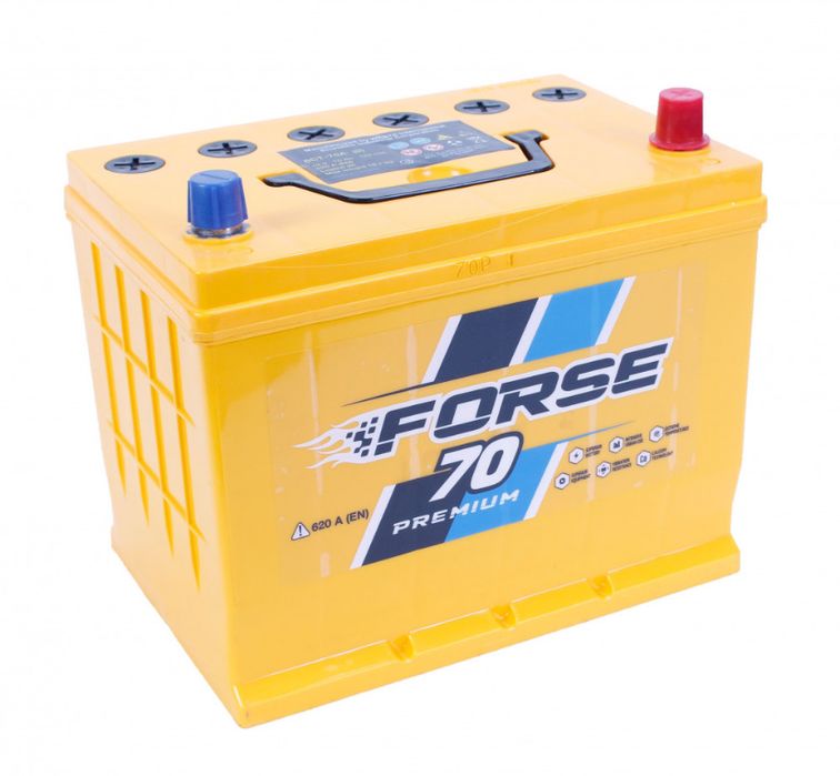 Автомобильный аккумулятор Forse Racing 6-СТ 70Ah R+ 620A