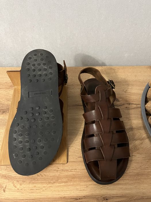 Made in Italy,чоловічі грецькі сандалі схожі на Santoni