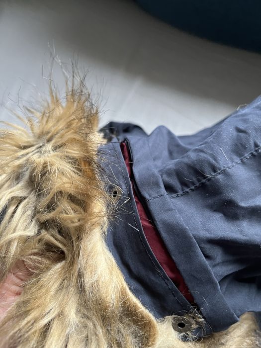 Dwustronna zimowa kurtka z kapturem