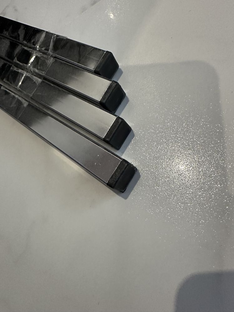 Chromowane nogi podstawa stołu kawowego ławy ikea 32,5 cm