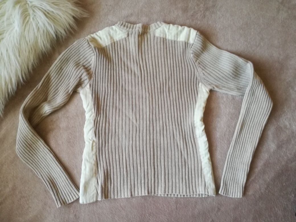 Sweter sweterek beżowy Carry rozmiar M 38 vintage y2k