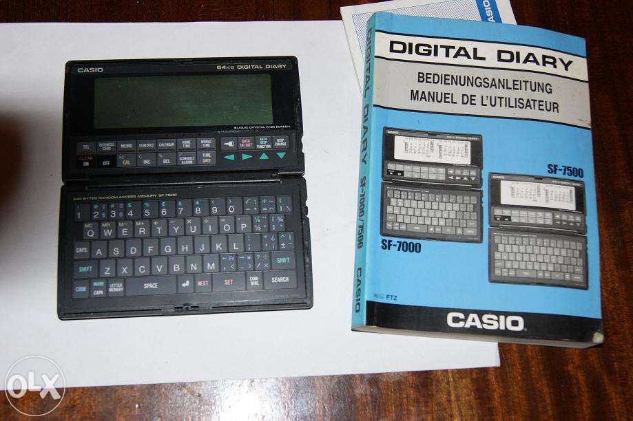 Agenda eletrónica "Casio"