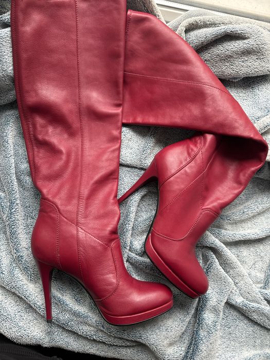 Чоботи жіночі з натур. шкіри,розмір ідеально для 38-39