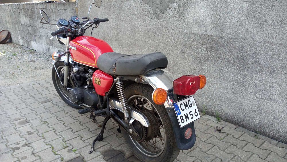 Honda Cb k550 zarejestrowana