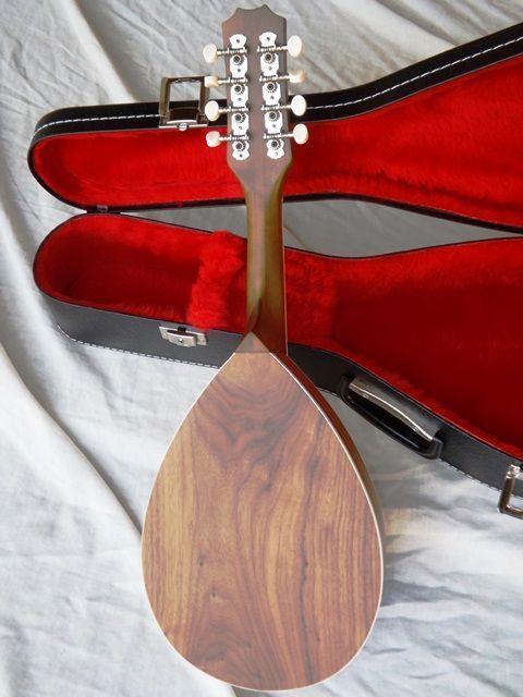 Bandolim de nogueira novo e estojo