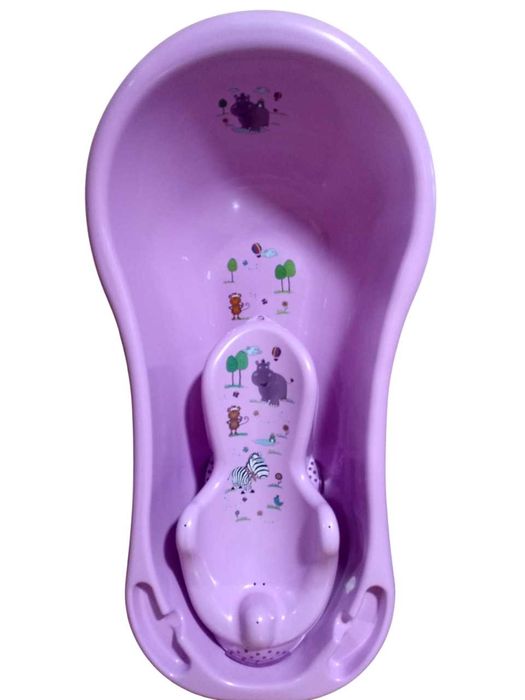 Гірка для купання у ванну анатомічна форма ванна Hippo 100 см ванночка