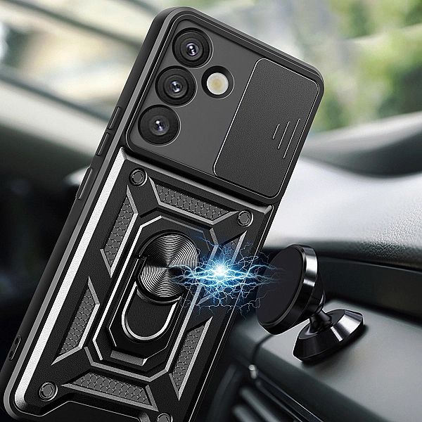 Etui pancerne Hybrid Armor Camshield z osłoną aparatu i metalowym ring