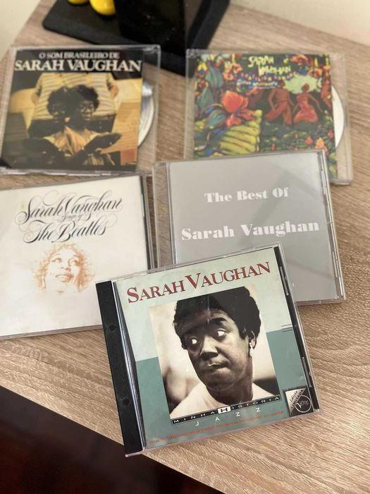 5 CD's de Sarah Vaughan raros e originais