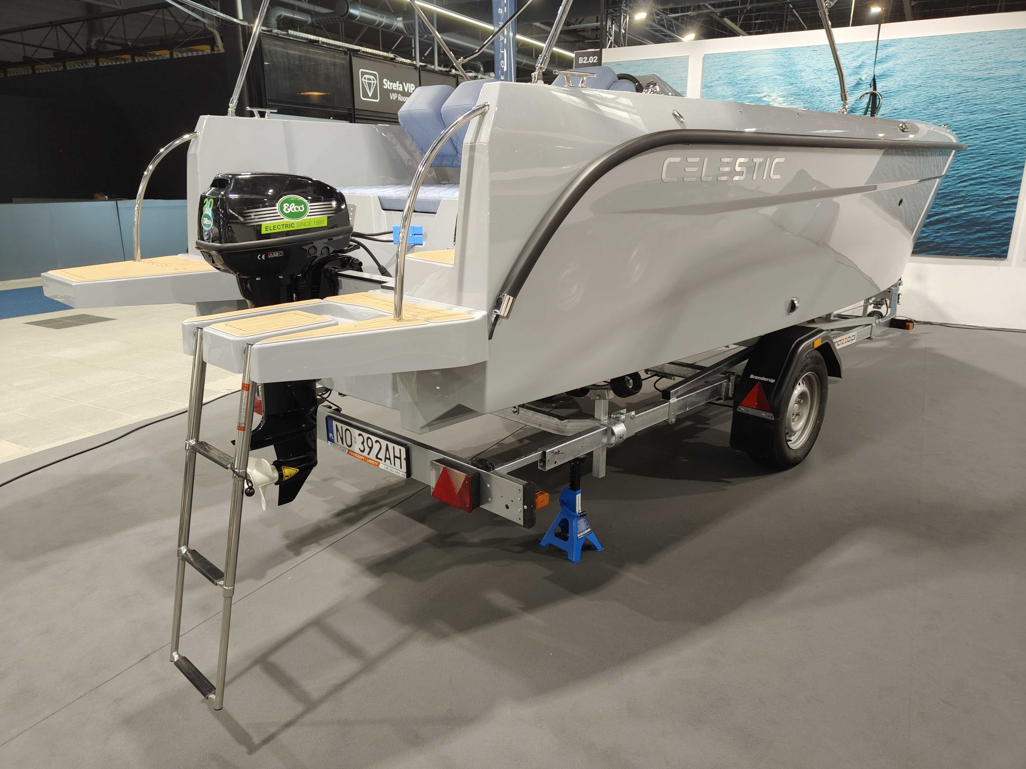 Nowa łódź motorowa elektryczna motorówka Celestic E19 Electric