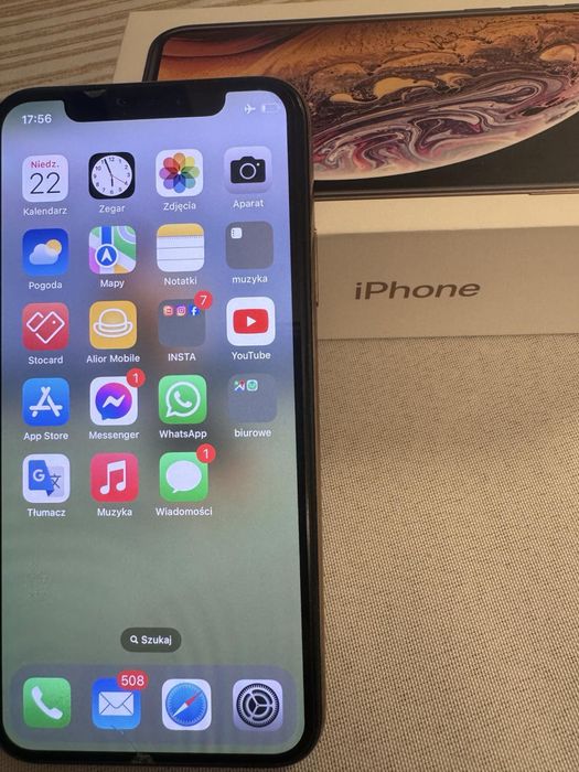 IPhone XS 256GB złoty