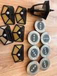 Zestaw lamp solarnych LED – 13 sztuk (na ścianę, w ziemię, klasyczna)