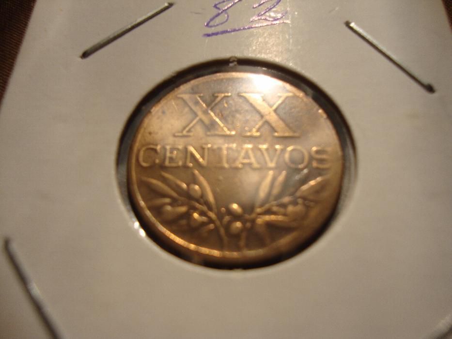 Moeda XX Centavos BRONZE 1952