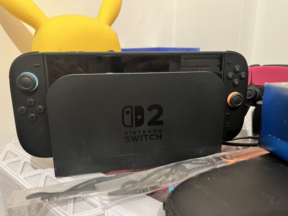 Nintendo switch 2 + 4 jogos + bolsa