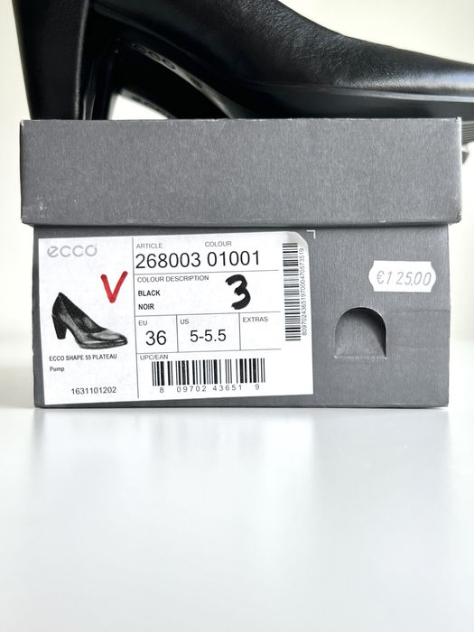 Damskie buty ECCO Shape 55 Plateau Pump rozmiar 36