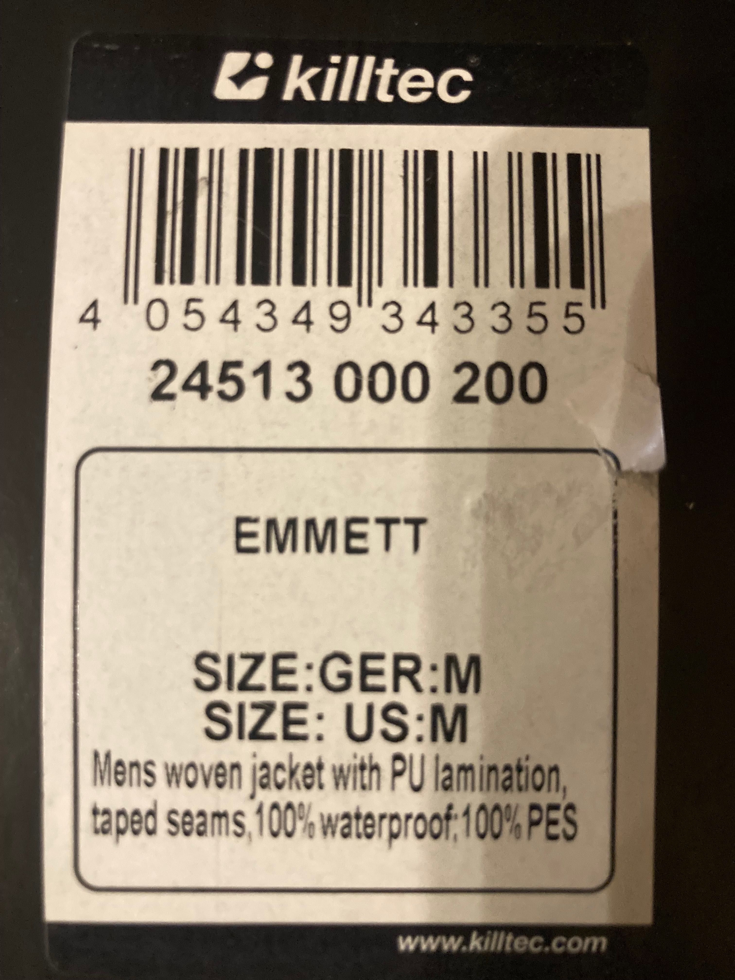 Killtec Emmett size M Level 10 куртка лижна чоловіча мембрана 10000