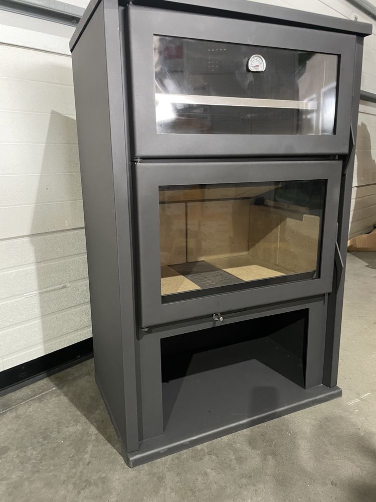 Salamandra com forno inox