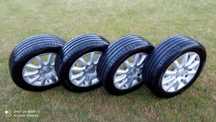OPEL 205/55 R 16. Letnie Opony i Alufelgi Jak Nowe Polecam